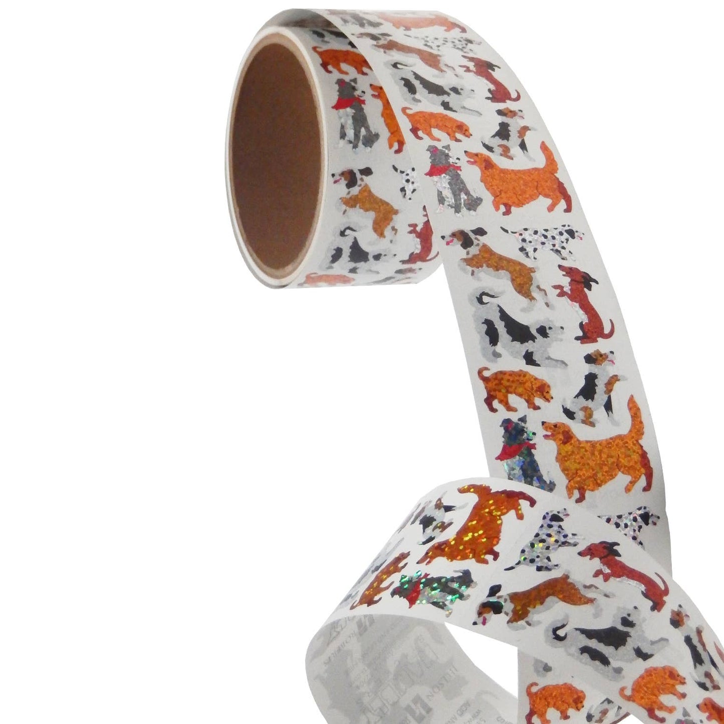 Dogs & Puppies Stickers - 1 Perforated Square