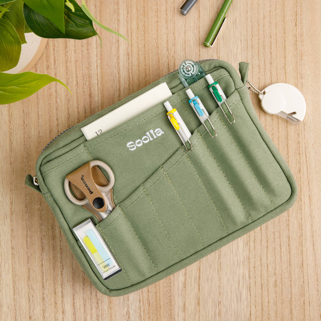 Soolla® Studio Pouch, Ganja Green (Stationery Pouch)
