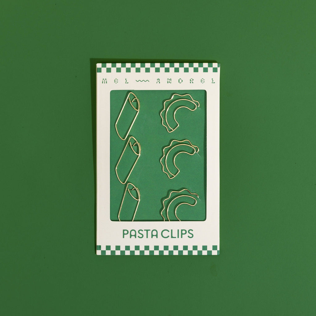 Pasta Paper Clips - Creste di Gallo + Penne