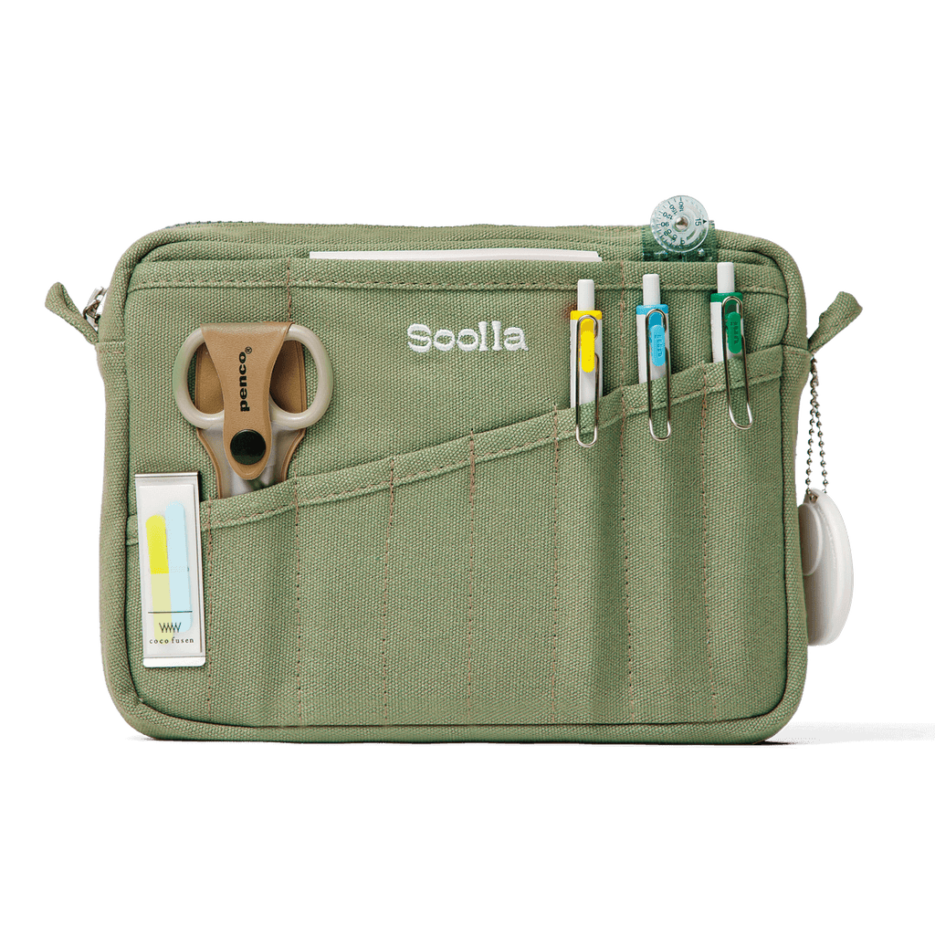 Soolla® Studio Pouch, Ganja Green (Stationery Pouch)