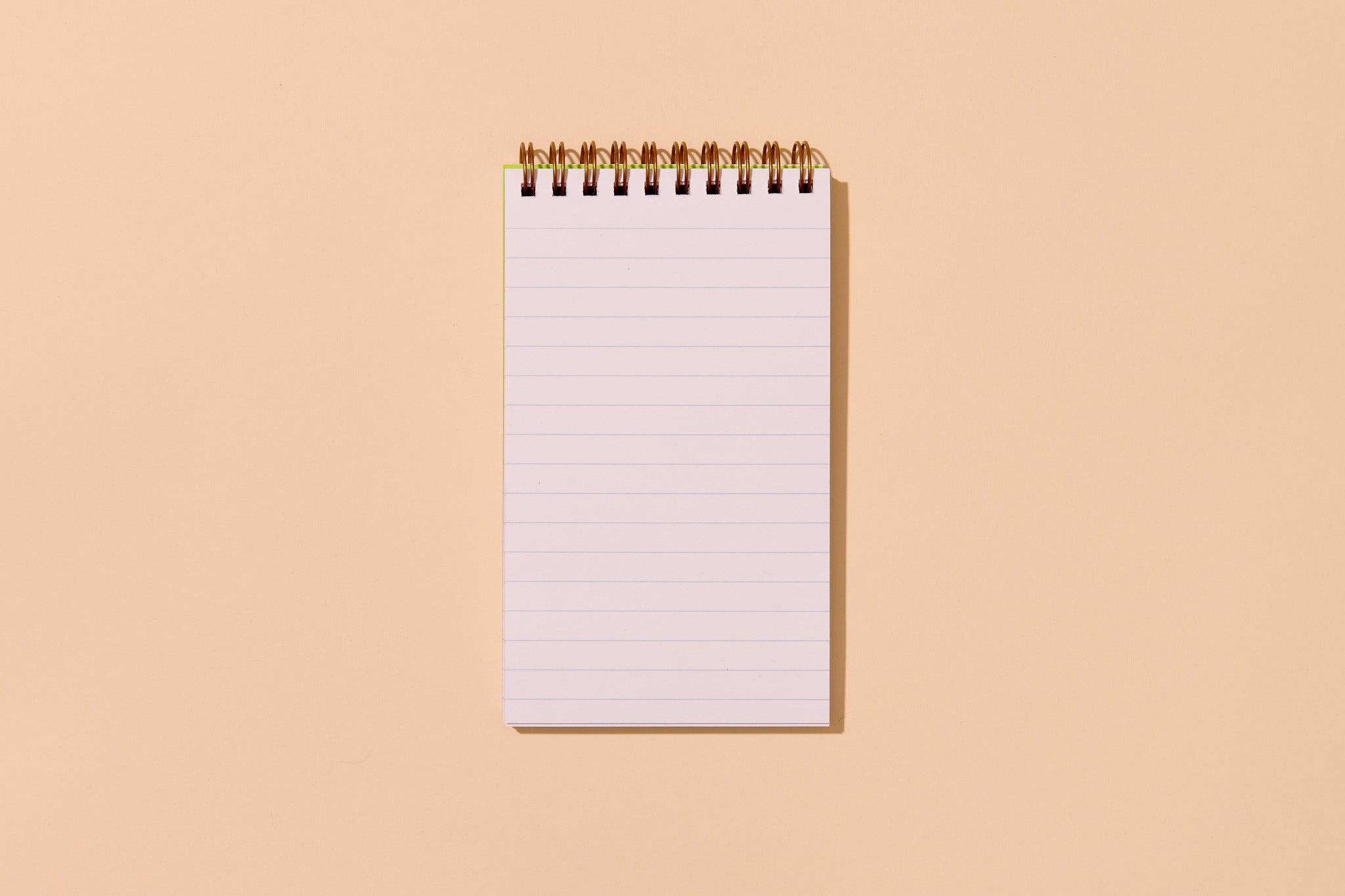 Letterpress Small Spiral Notebook—Farfalle (Bowtie Pasta)