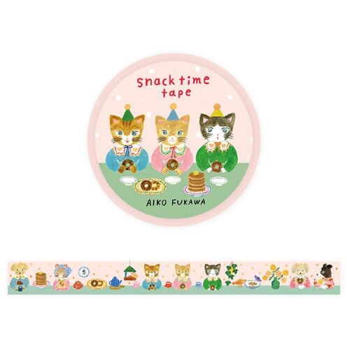 Cozyca Snack Time Foil Washi Tape – Japanese Masking Tape