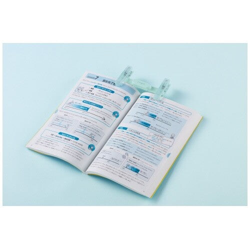 Kokuyo Campus Book Clip Green – Portable Japanese Page Holder Clip for Books & Planners