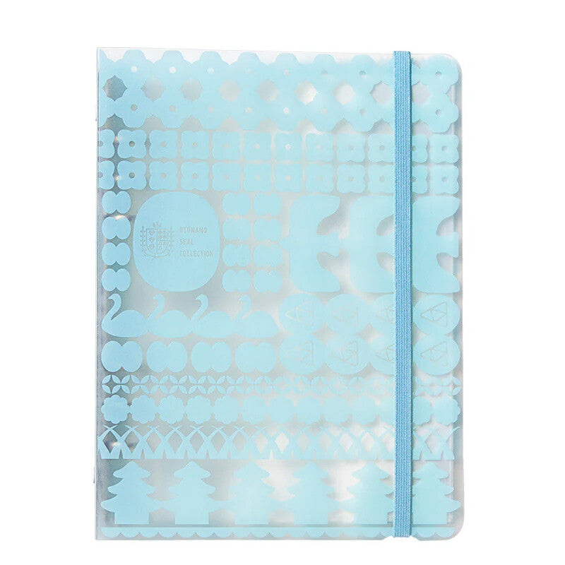 KINGJIM Otona Sticker Collection Binder - Blue | Sticker Storage Organizer