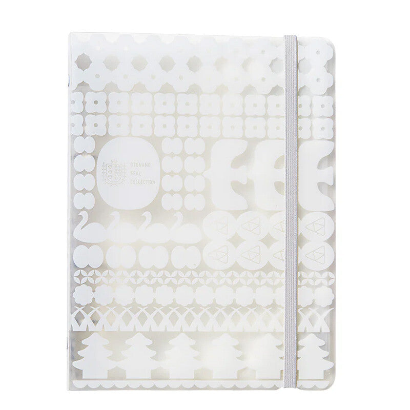 KINGJIM Otona Sticker Collection Binder - White | Sticker Storage Organizer