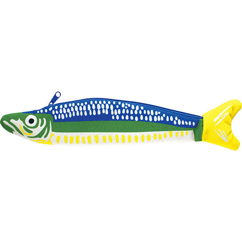 Navy/Green/Yellow El Commun Osakanacase Fish Pen Case – Japanese Zipper Pouch