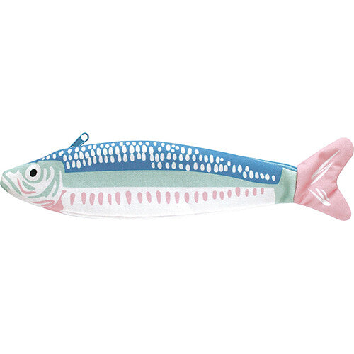 Aqua/Pink El Commun Osakanacase Fish Pen Case – Japanese Zipper Pouch