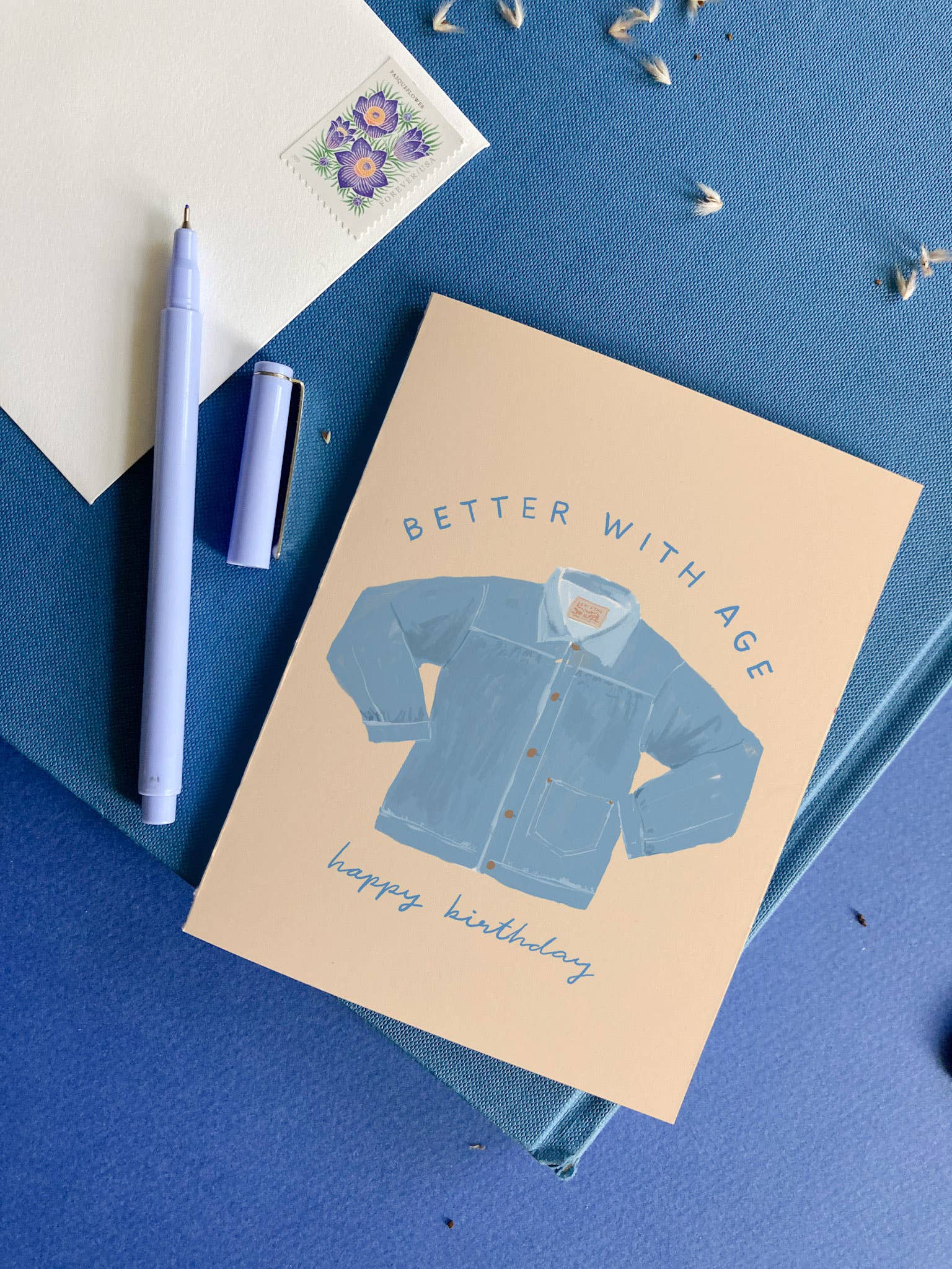 Denim Birthday – Vintage Denim Birthday Card