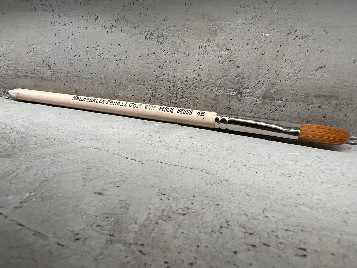 Graphite Pencil Brush: 4B Filbert