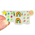 Holographic Sticker Rolls Weatherproof Vinyl Sticker
