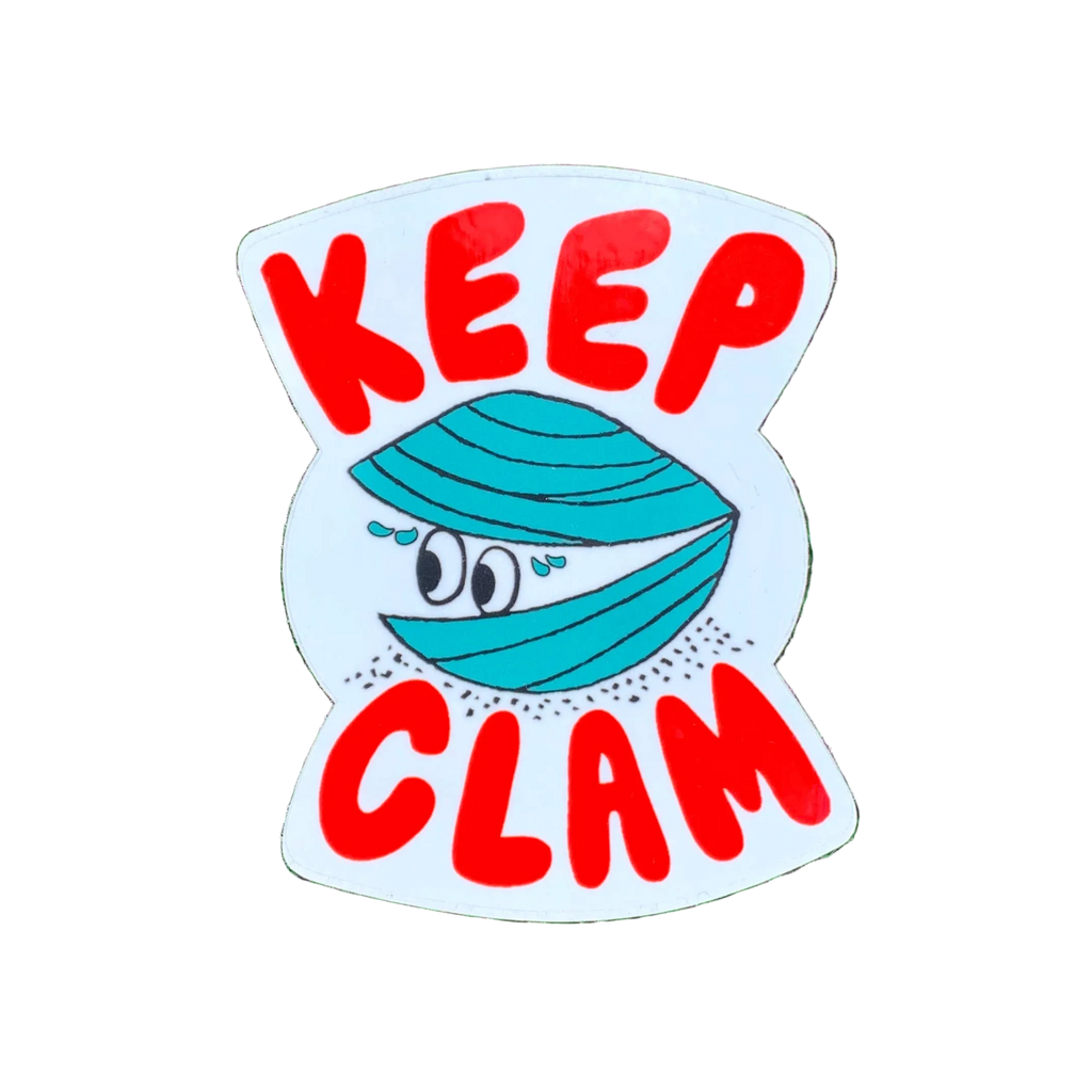 Keep Clam Sticker