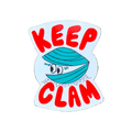 Keep Clam Sticker