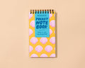 Letterpress Small Spiral Notebook—Pink Shells (Summer)