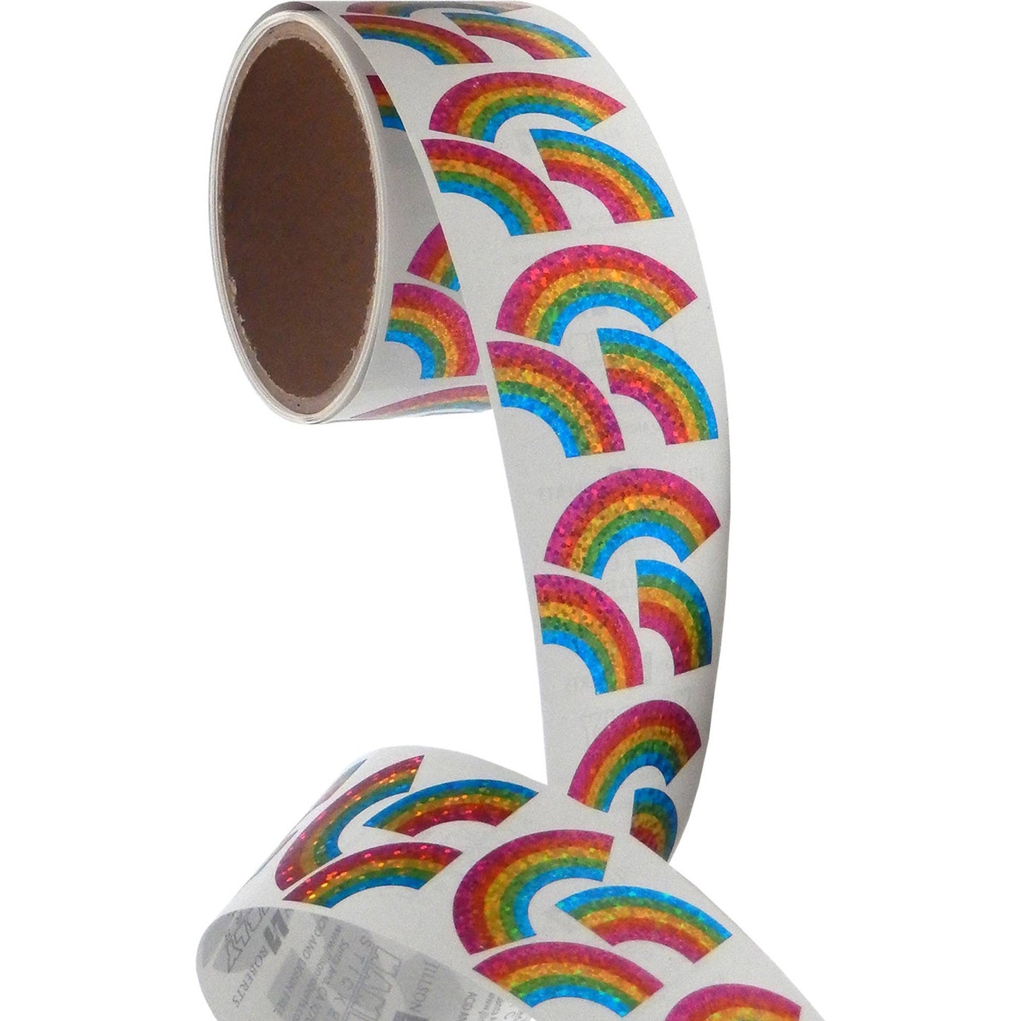 Mini Rainbows Stickers - 1 Perforated Square