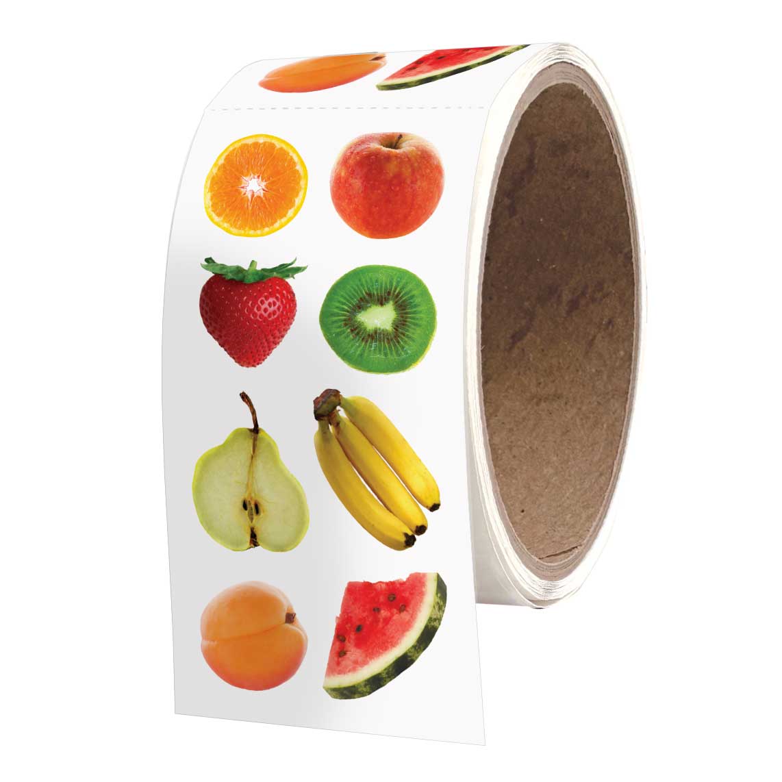 Fruit Stickers - 1 Perforated Square