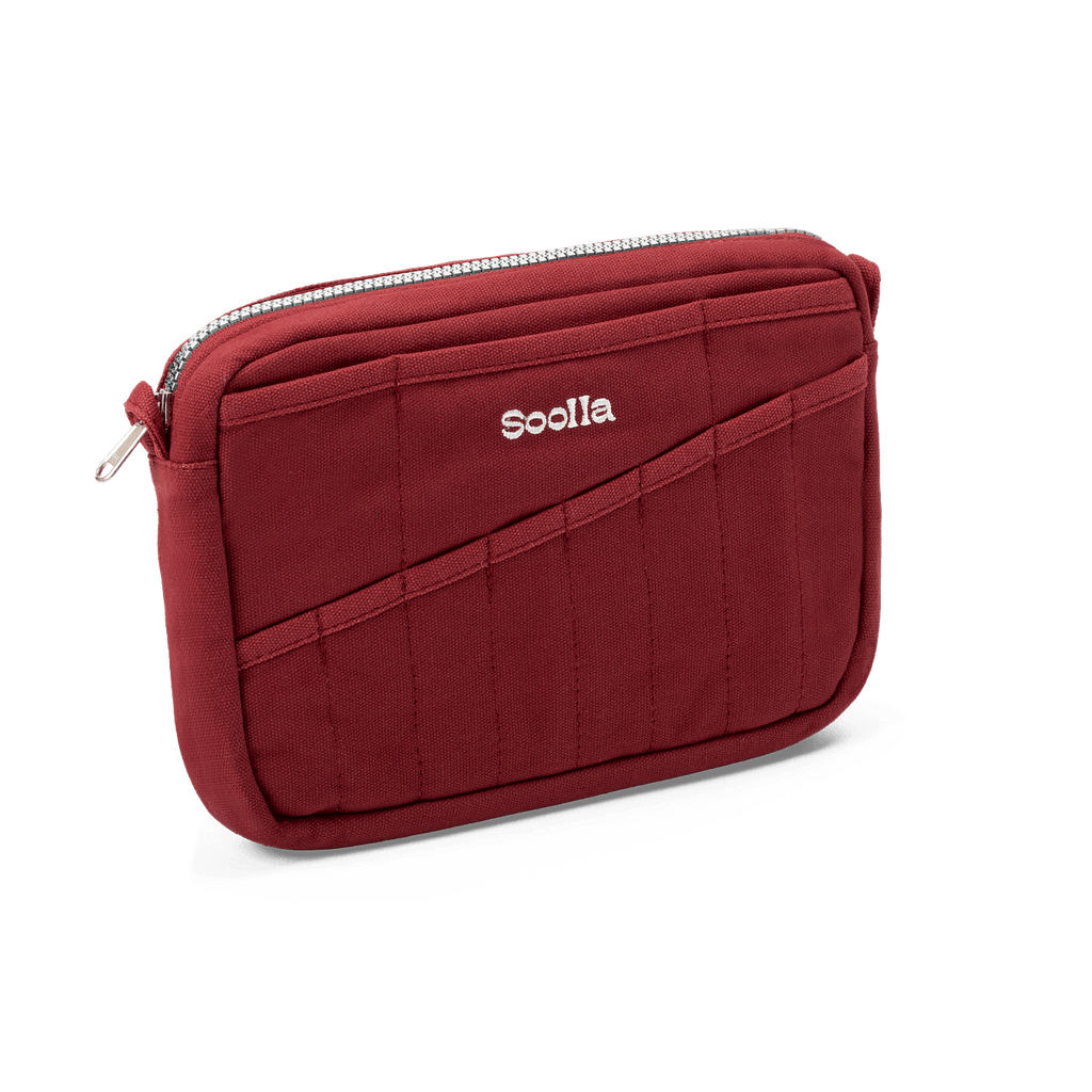 Soolla® Studio Pouch, Sangria (Stationery Pouch)
