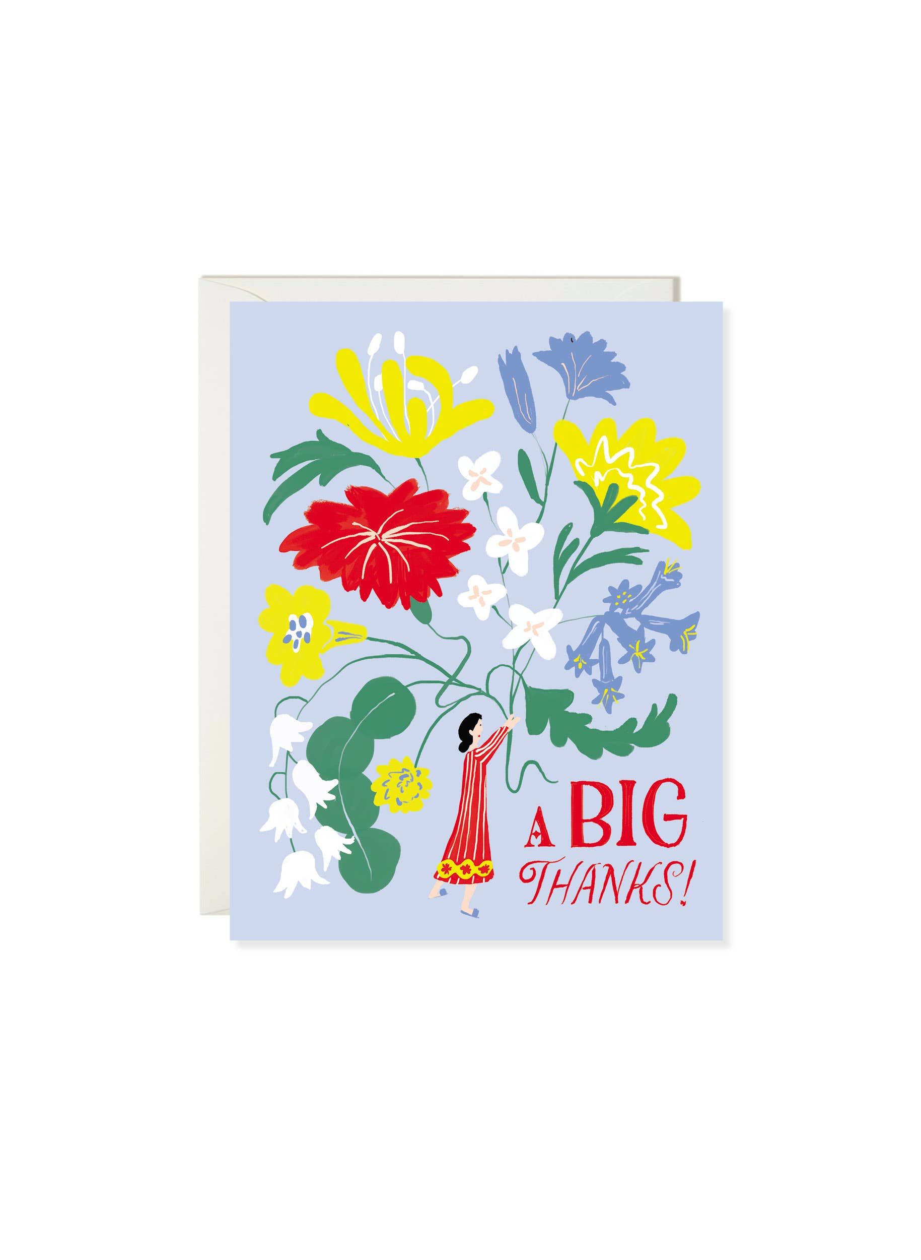 Bouquet Thanks – Floral Thank You Card