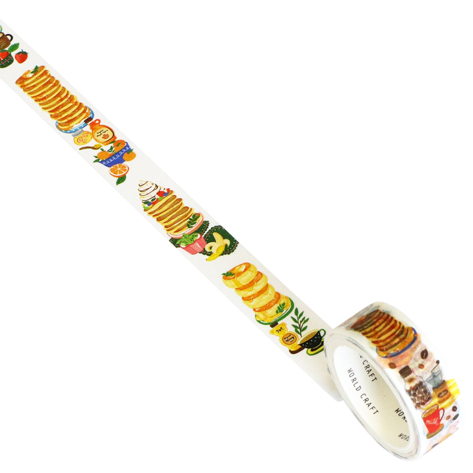 Strawberry Pancake Washi Tape – Cute Japanese Dessert Planner Tape