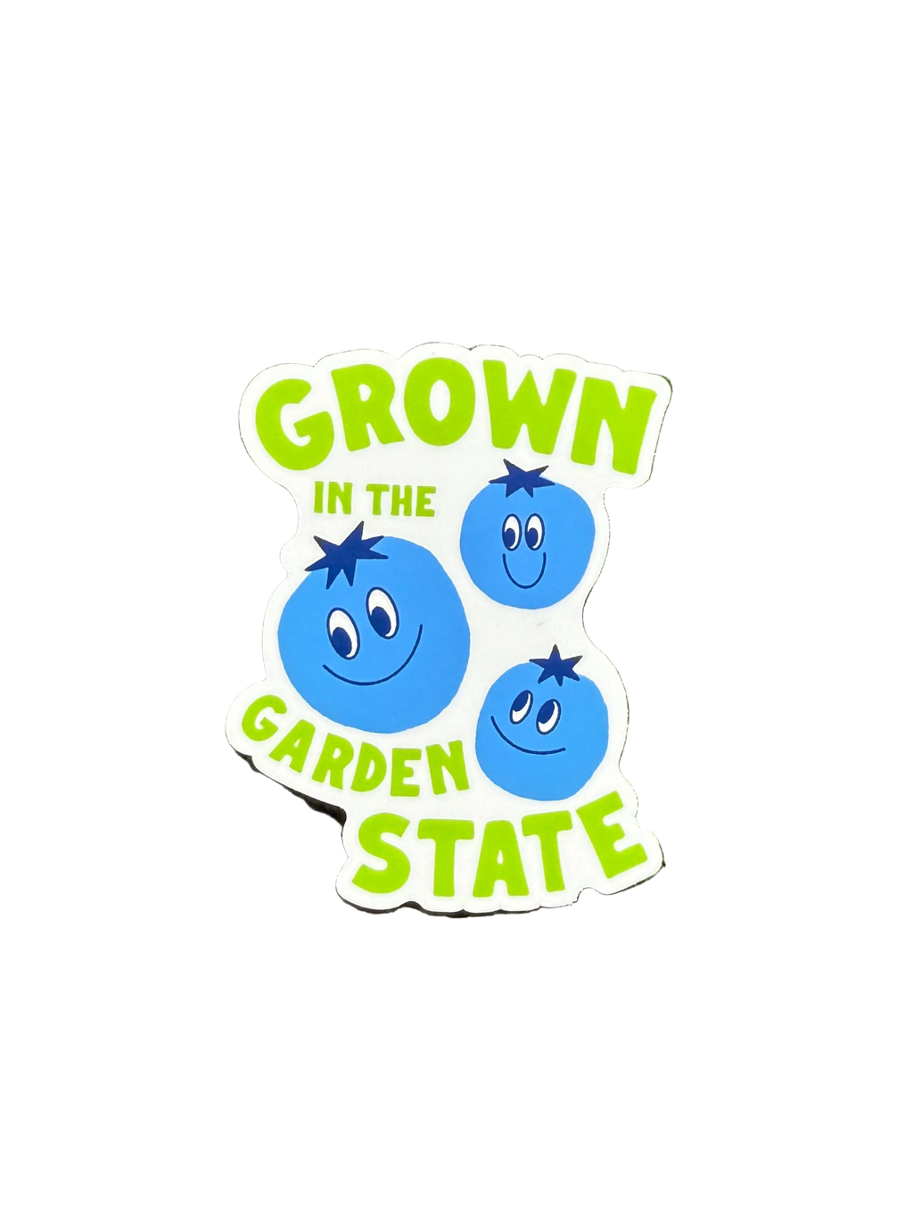 Grown in the Garden State Sticker Blueberry