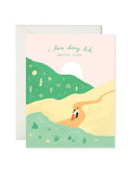"I love doing life with you" – Romantic Greeting Card