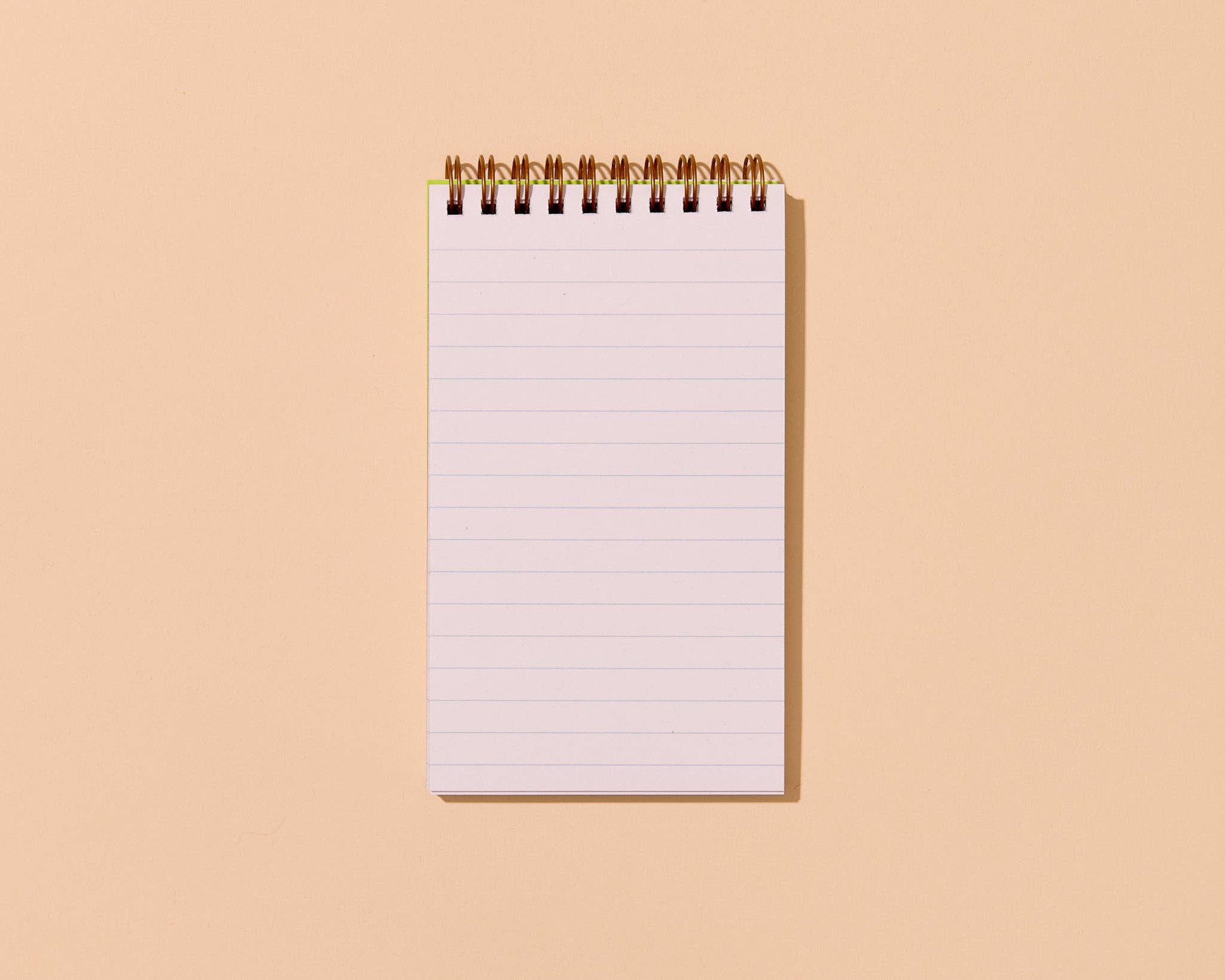 Letterpress Small Spiral Notebook—Pink Shells (Summer)