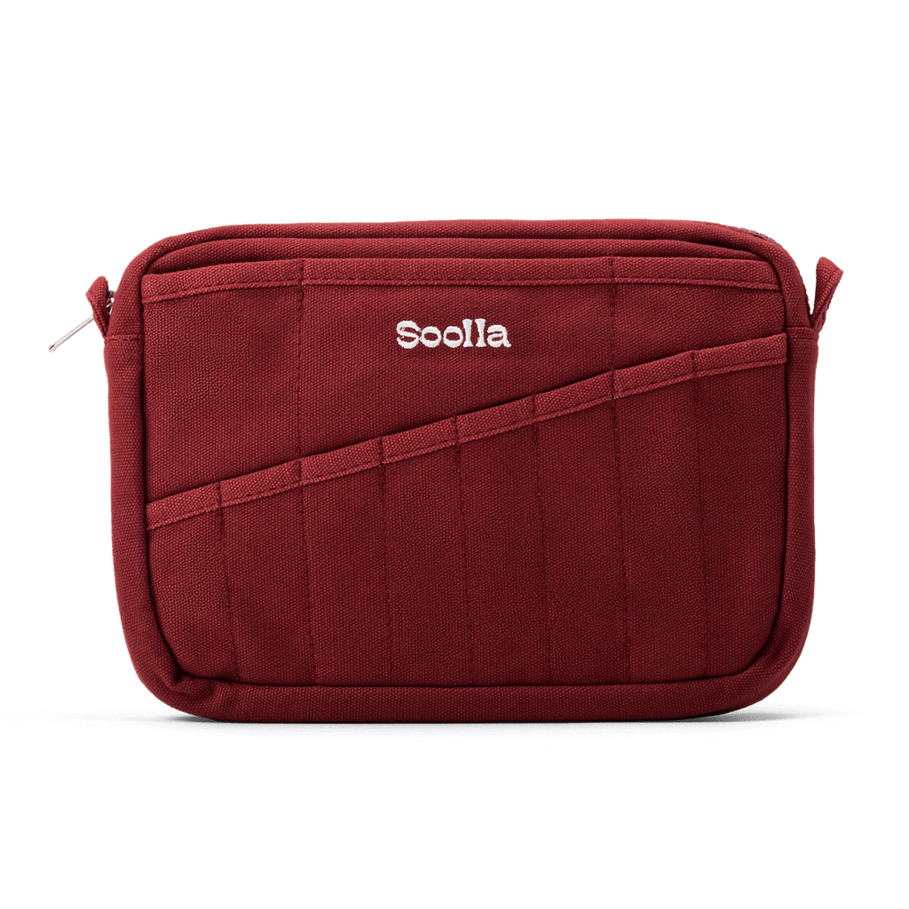 Soolla® Studio Pouch, Sangria (Stationery Pouch)