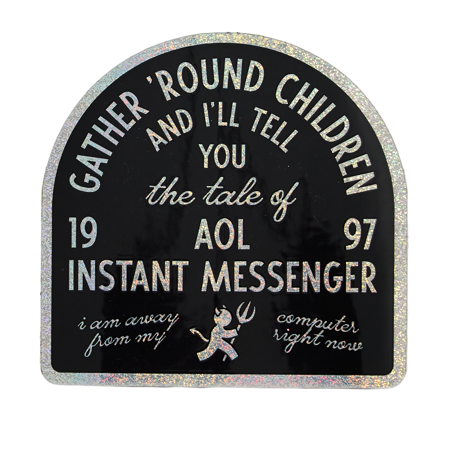 AOL Instant Messanger Sticker by Unwork of Art