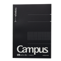 Kokuyo Campus A5 Grid Notebook – Black | Minimal Japanese Notebook