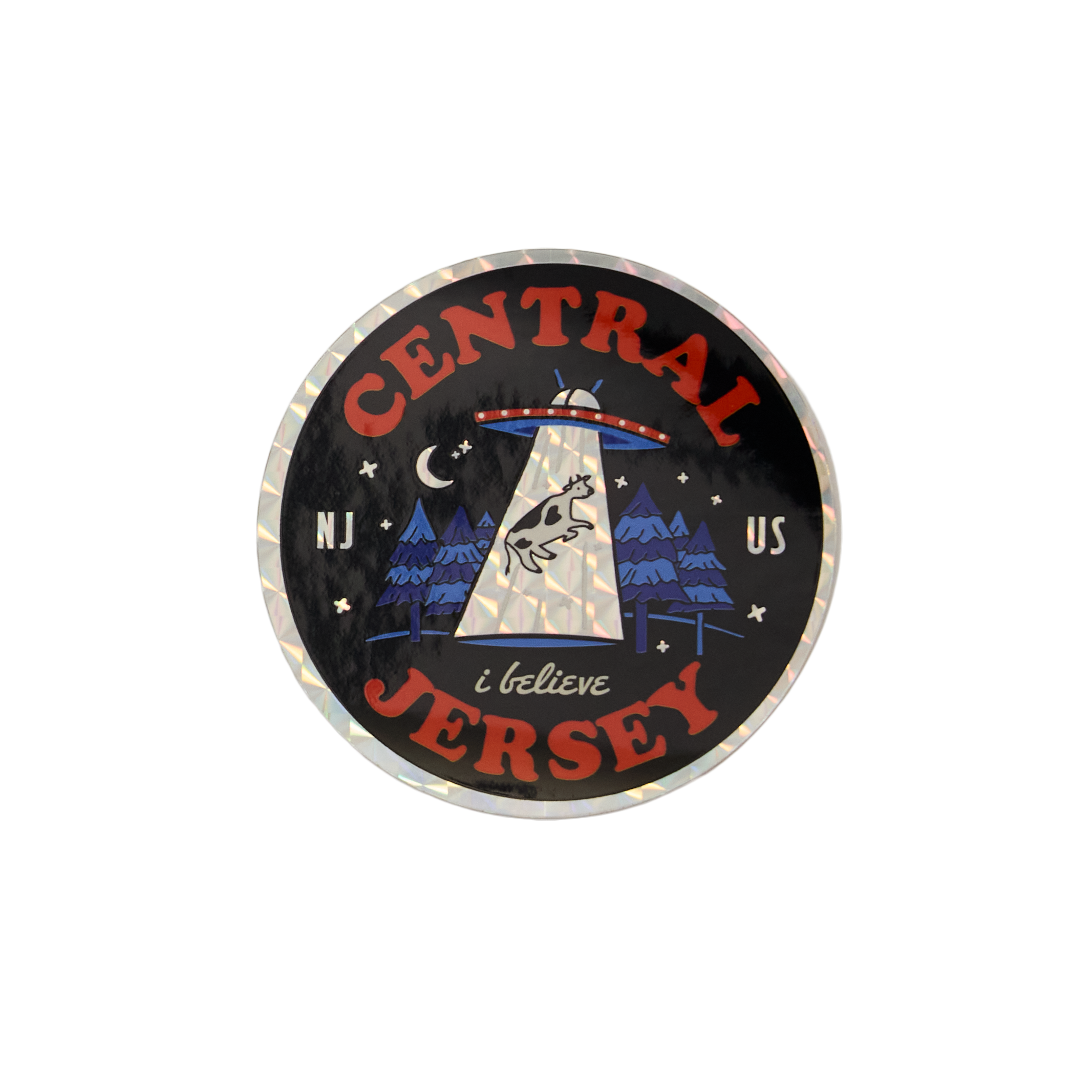 Central Jersey Sticker by Unwork of Art
