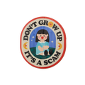 Don't Grow Up Sticker by Unwork of Art