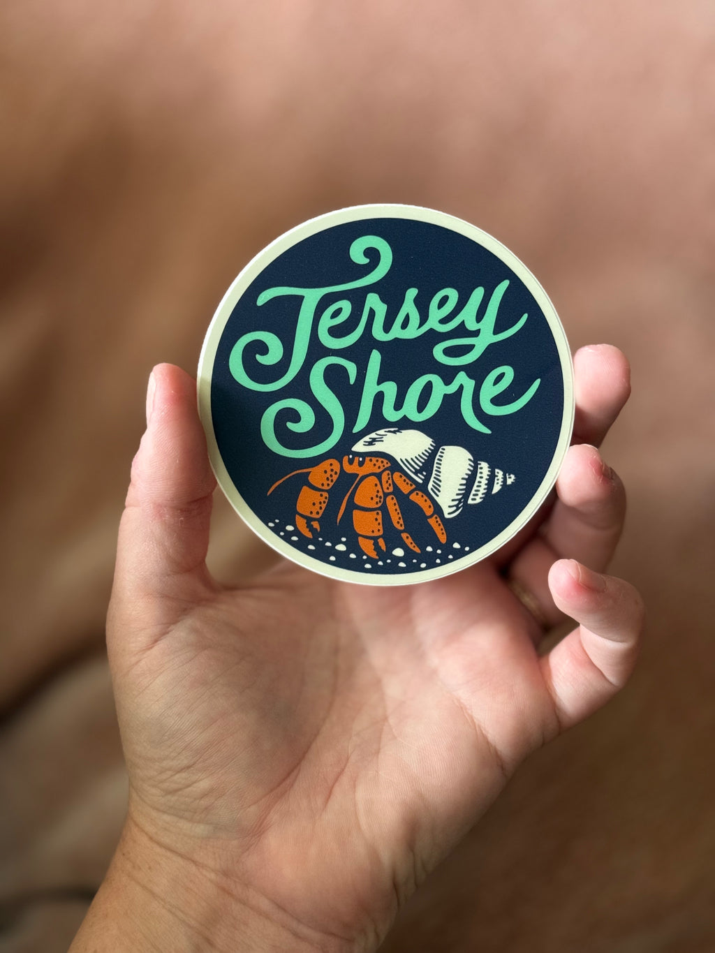 Jersey Shore Hermit Crab High Quality Vinyl Decal/Bumper Sticker