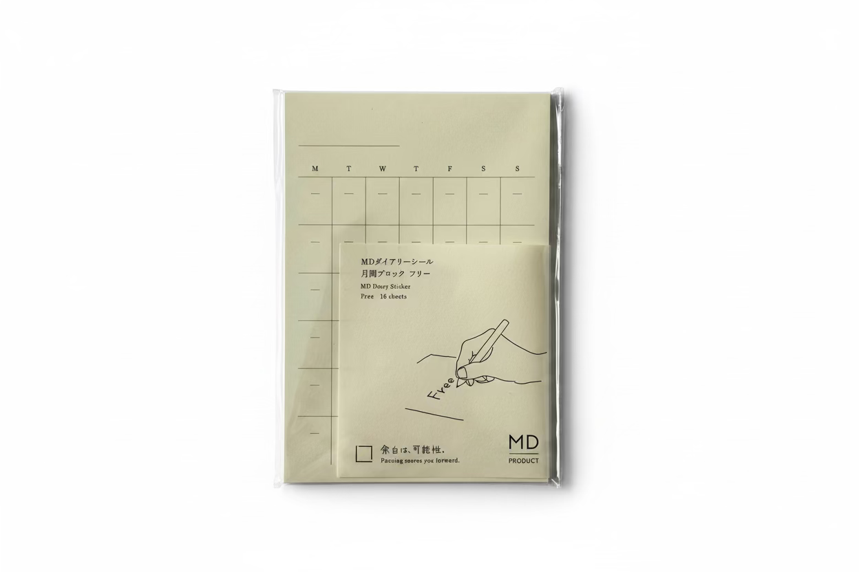 Midori MD Diary Sticker – Free Layout