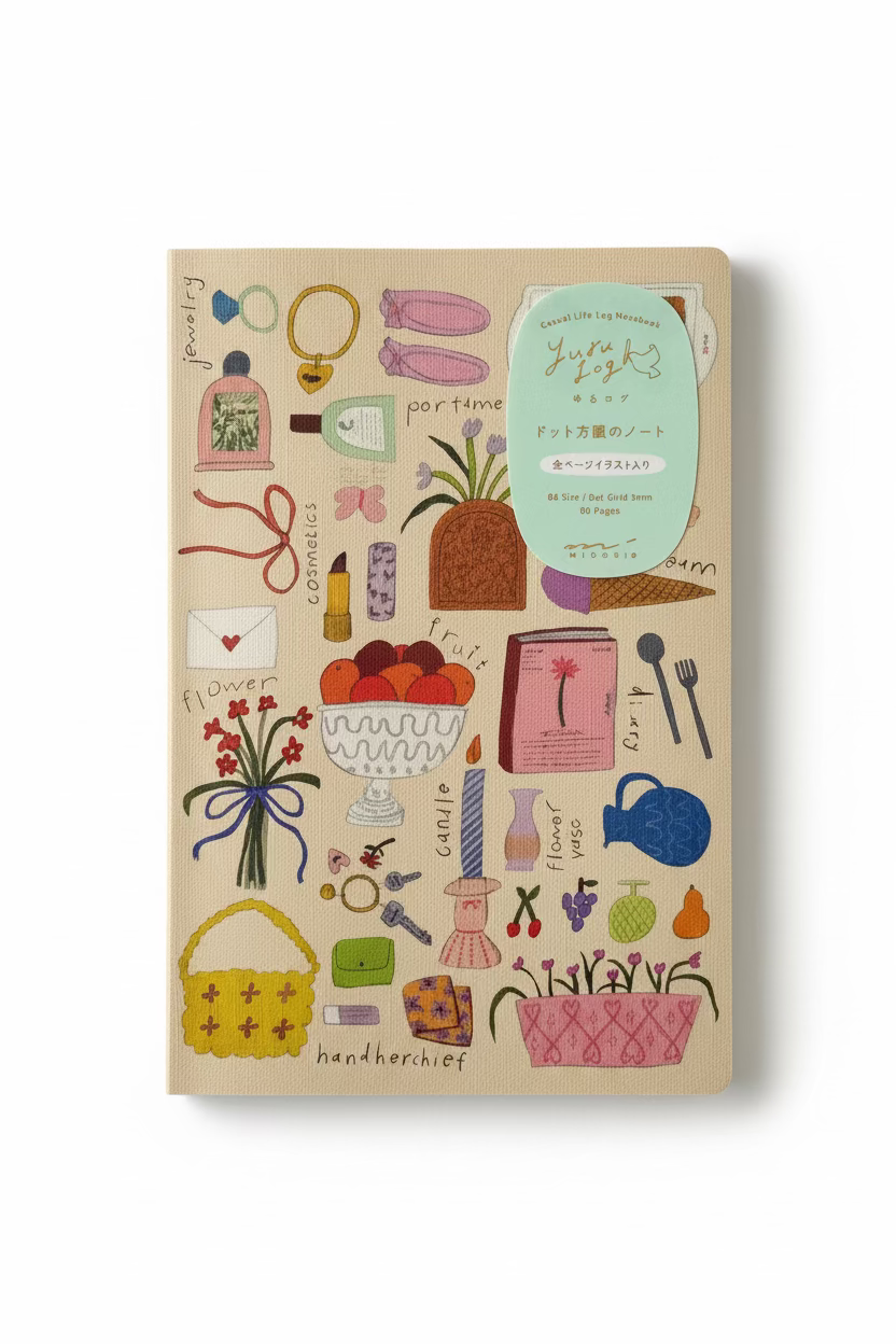 Midori Yuru Log Notebook – B6 – My Life