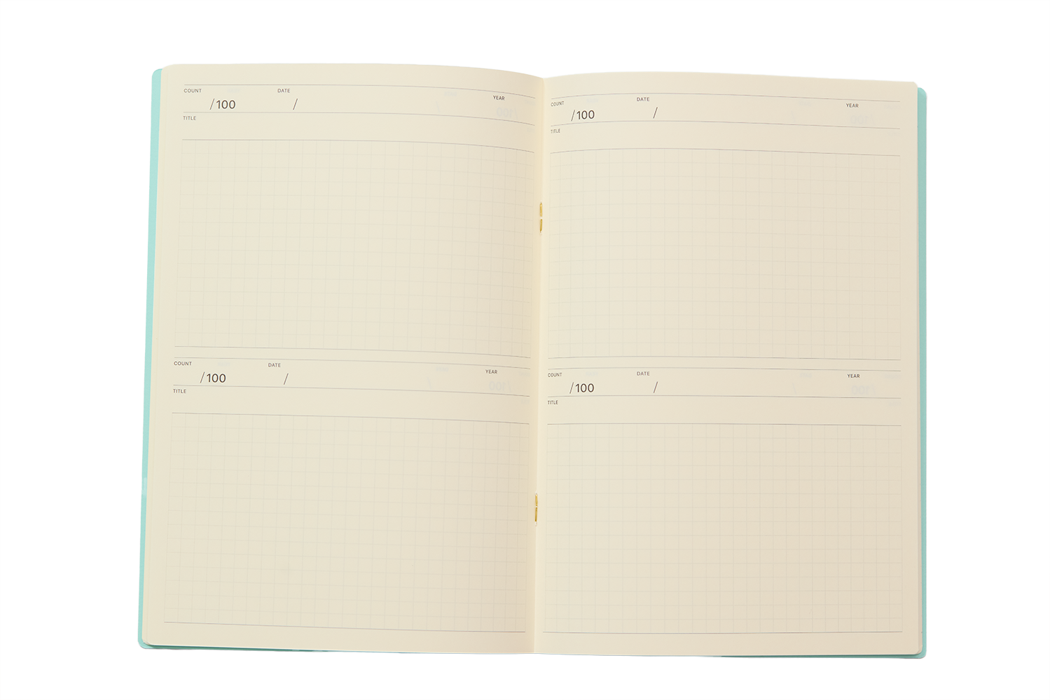 100 Days Notebook – Goal Tracking Journal