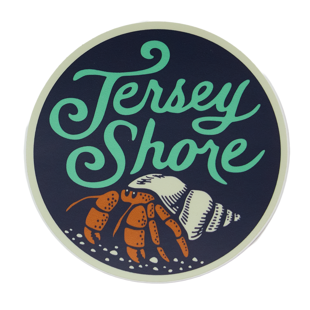 Jersey Shore Hermit Crab High Quality Vinyl Decal/Bumper Sticker