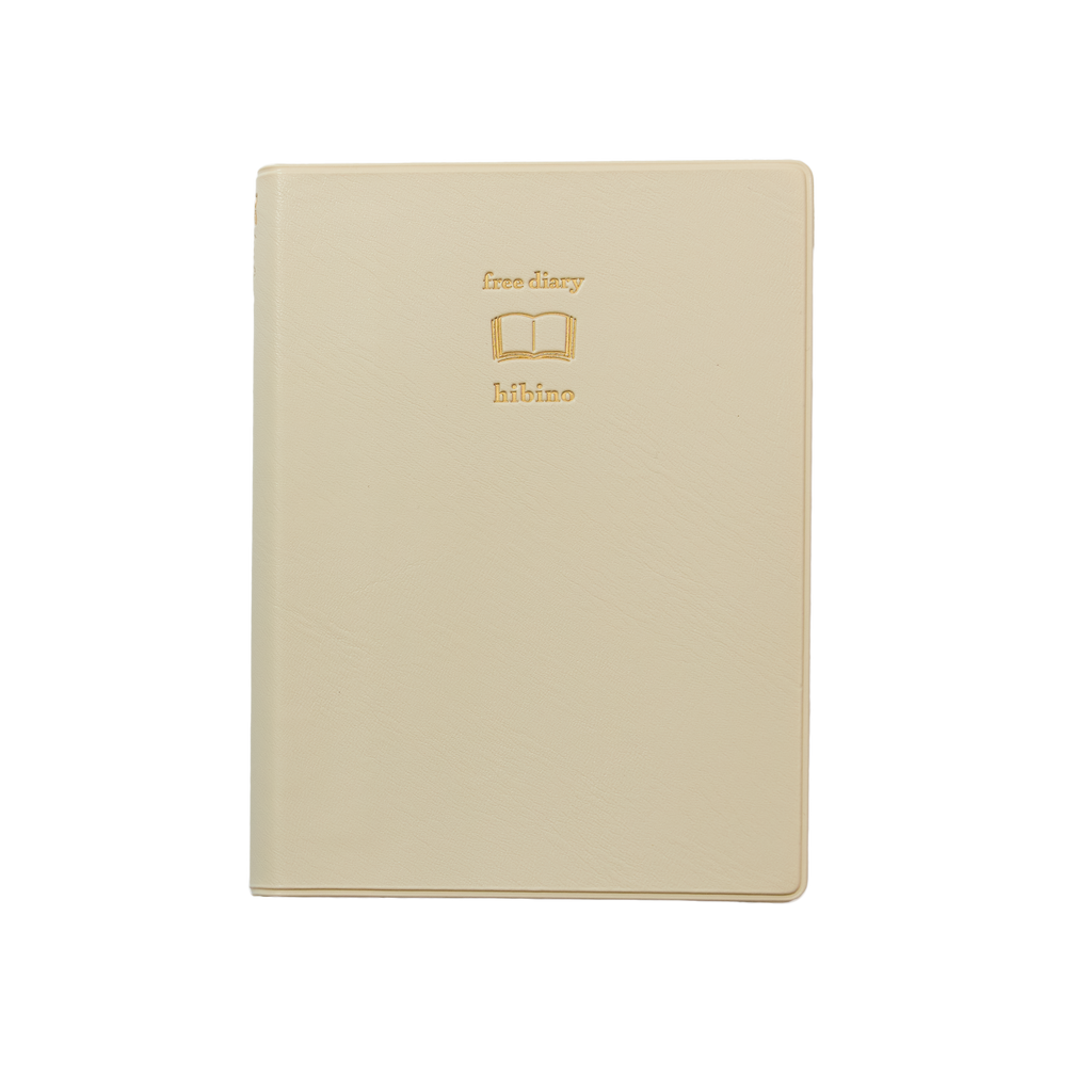 Hibino Free Undated Diary A6 – Ivory