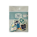 Washi Flake Stickers – Blue