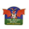 Jersey Devil is my Friend Sticker by Unwork of Art