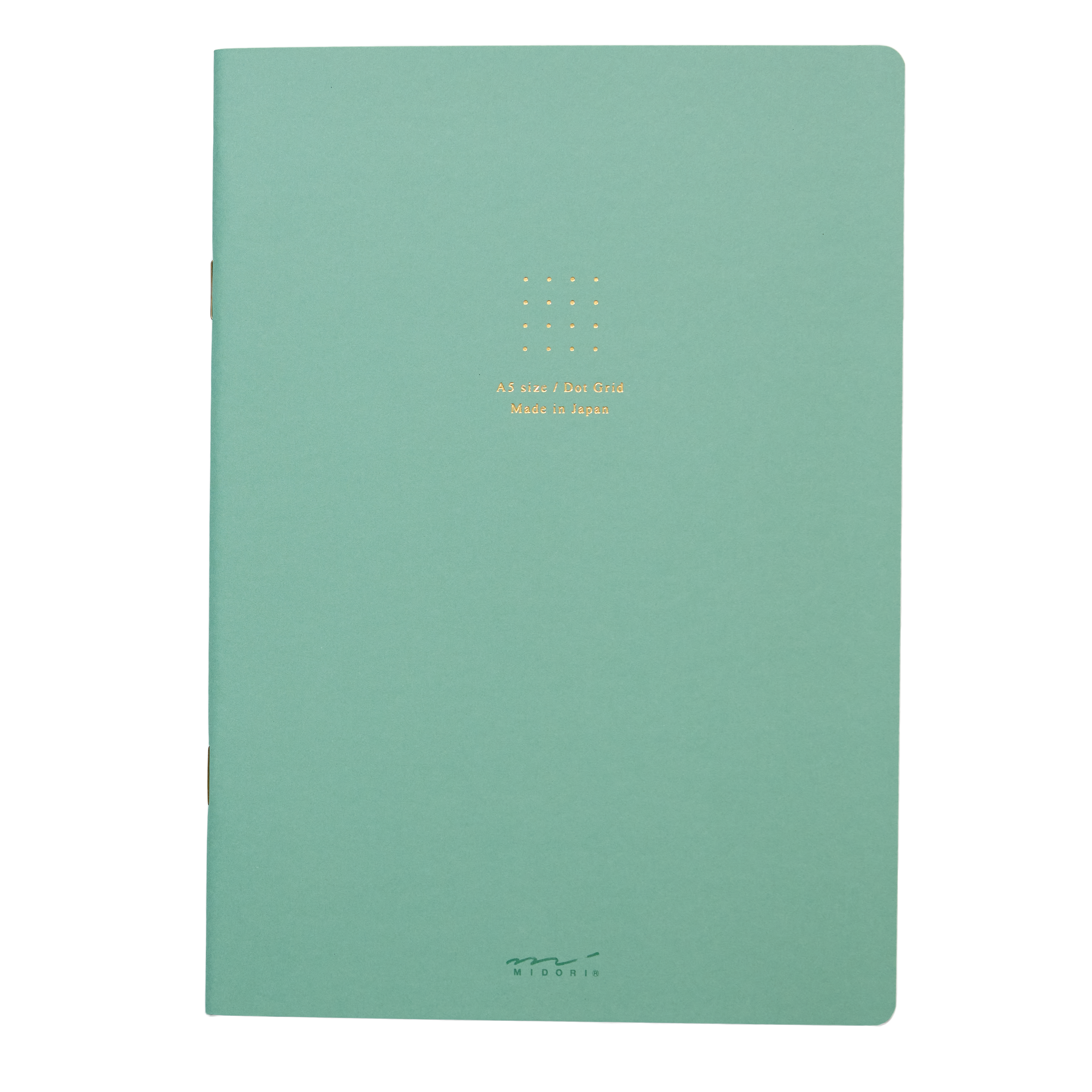 Midori A5 Dot Grid Notebook – Green | Minimal Journal