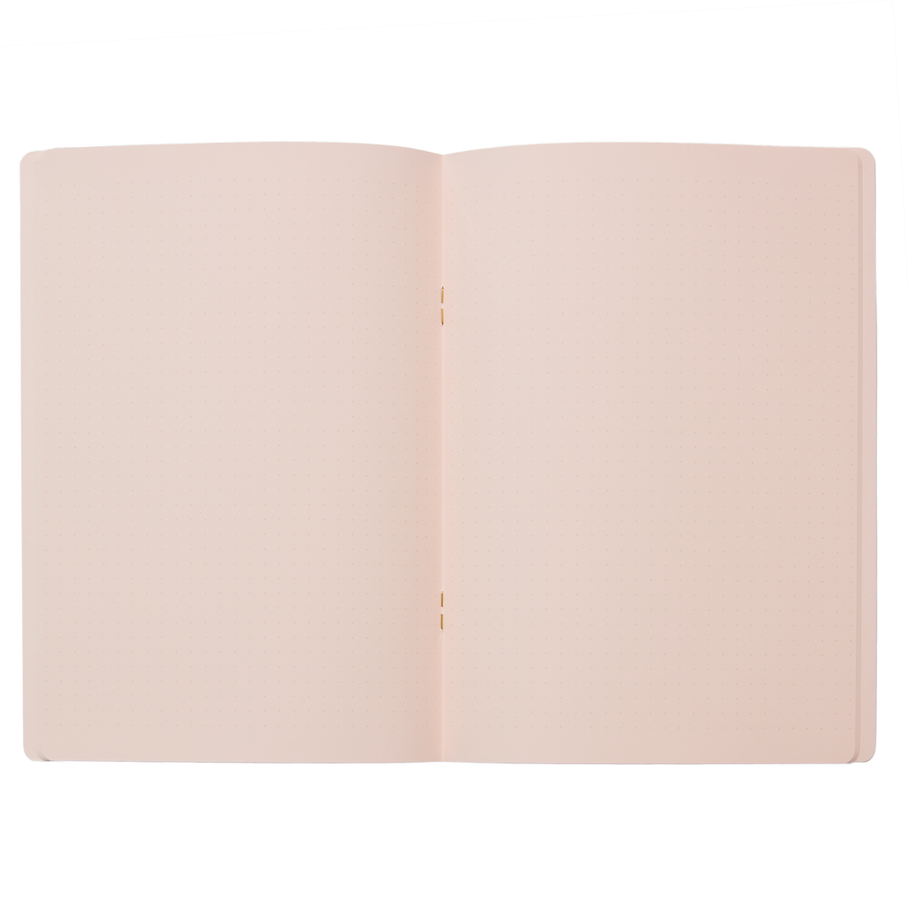 Midori A5 Dot Grid Notebook – Soft Pink | Minimal Journal