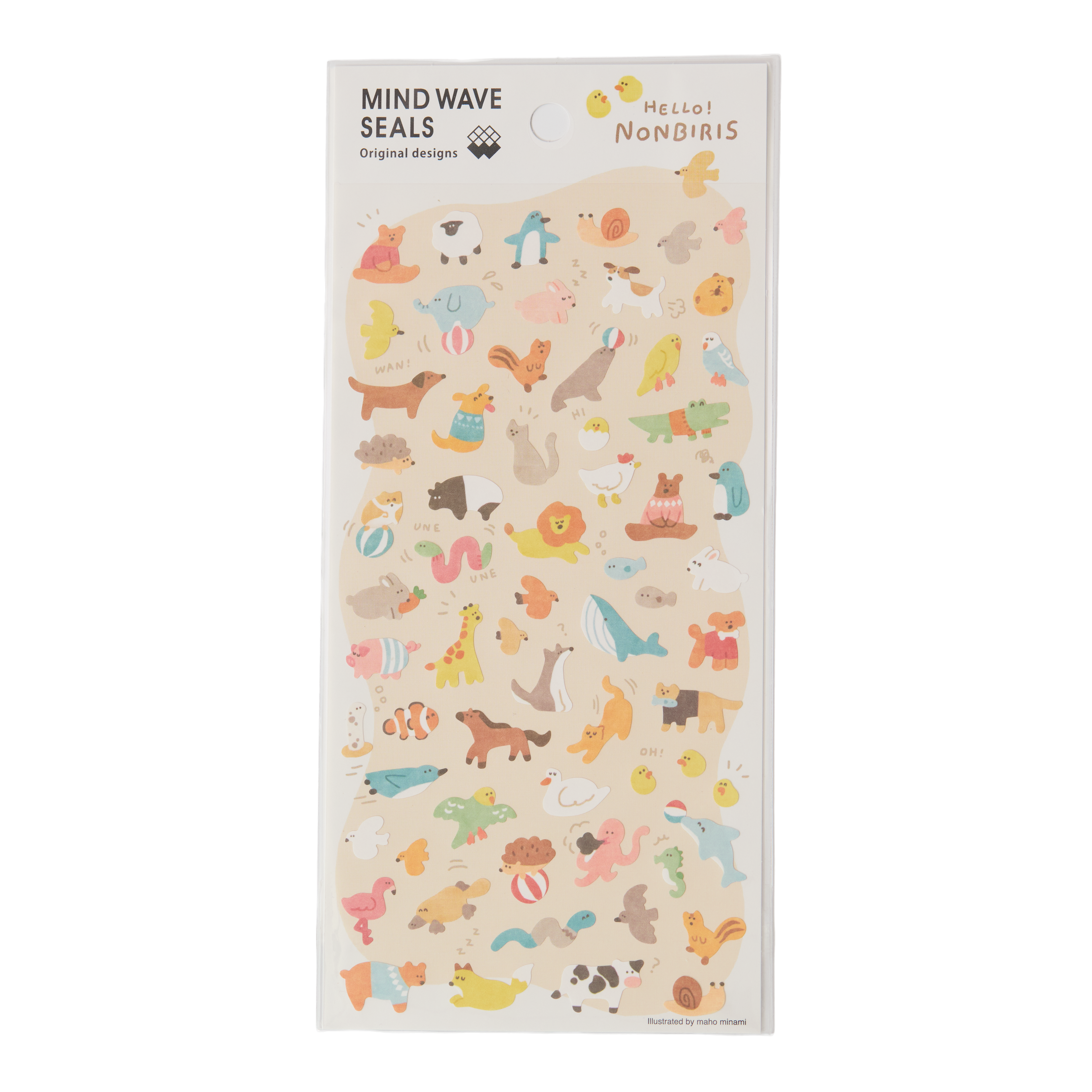 Hello Nonbiri Stickers – Cozy Everyday Planner Stickers