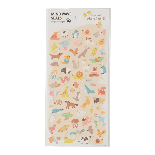 Hello Nonbiri Stickers – Cozy Everyday Planner Stickers
