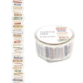 Brown Book Die-Cut Washi Tape – Japanese Planner & Journal Decoration Tape