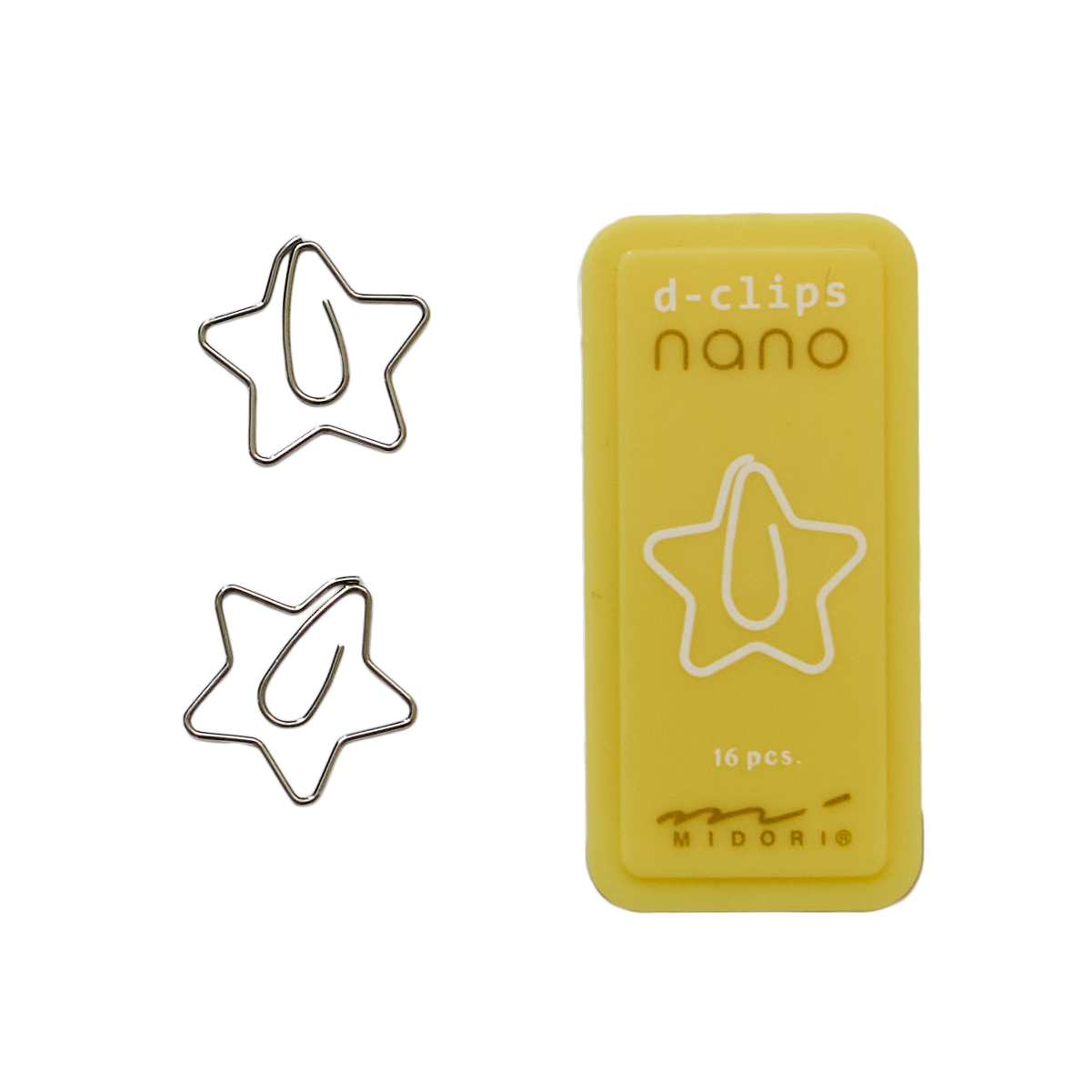 Midori D-Clips Nano – Star Paper Clips