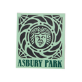 Asbury Park Carousel Face Vinyl Decal Sticker