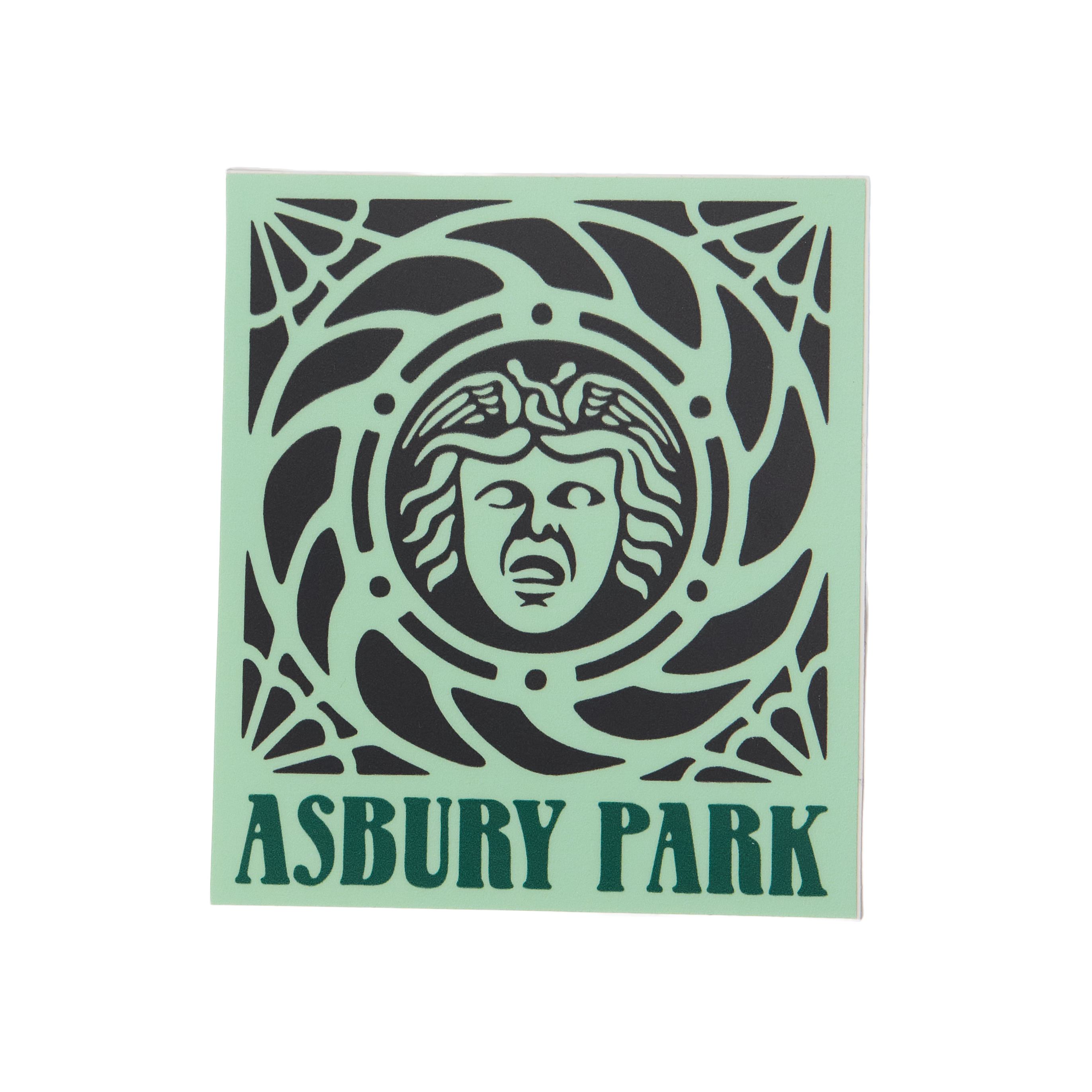 Asbury Park Carousel Face Vinyl Decal Sticker