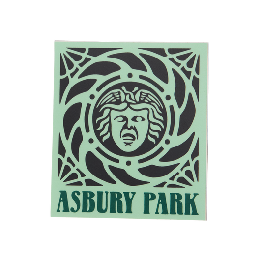 Asbury Park Carousel Face Vinyl Decal Sticker