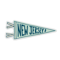 New Jersey Pennant Vinyl Sticker
