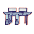 Toll Booth Vinyl Sticker