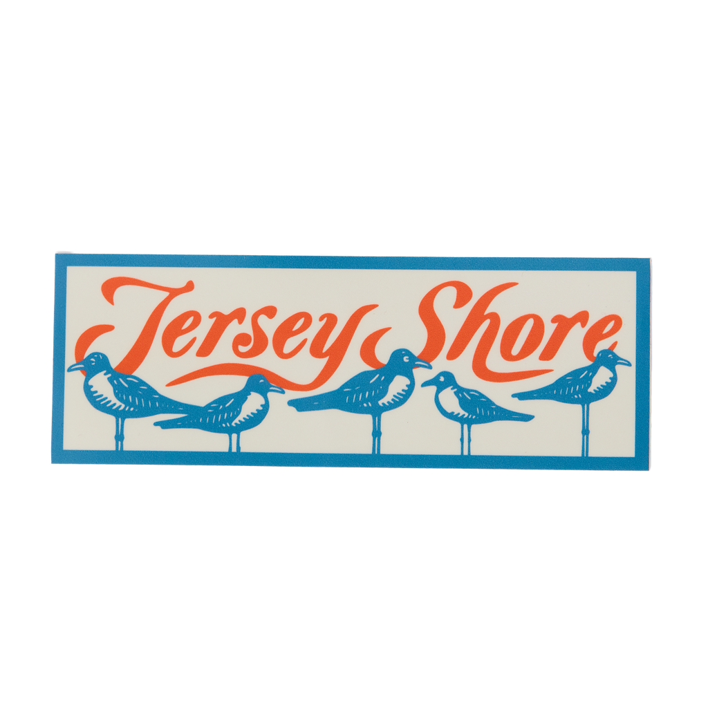 Jersey Shore Seagull Bumper Sticker / Vinyl Decal